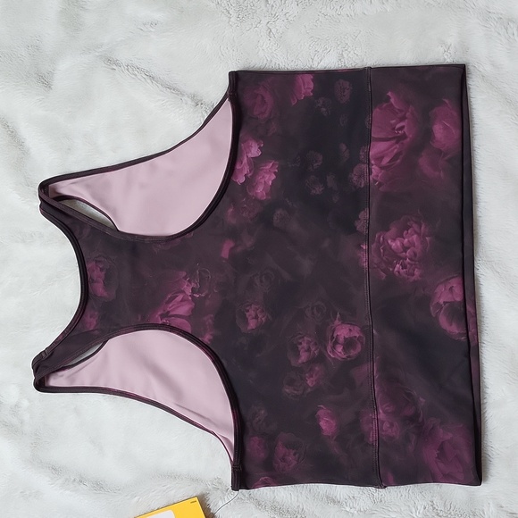 LOLE Dalia Crushed Blooms Purple Tank Top, Size Large, New With Tag - Picture 6 of 9